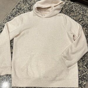 Sonoma Men's Light Beige Hoodie size L tall